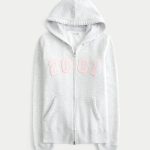 Slim Athletic Dept Graphic Zip-Up Hoodie - light heather grey