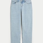 Low-Rise Medium Wash Loose Jeans - light