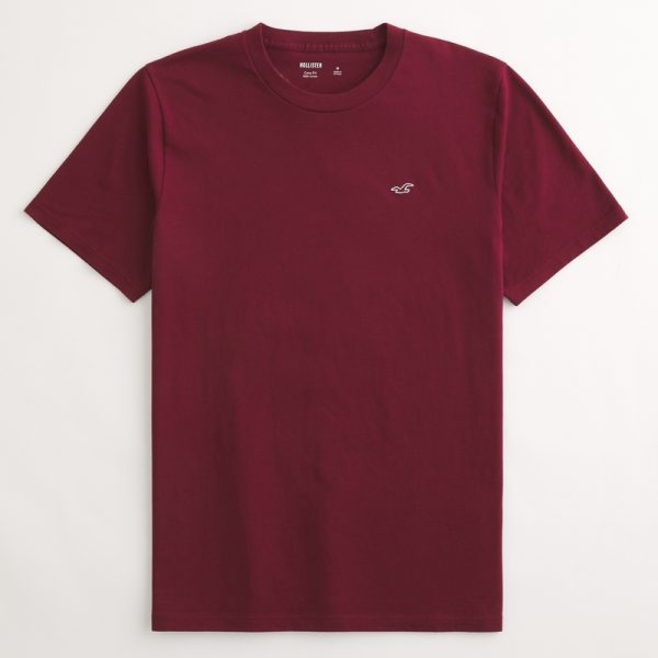 Icon Crew T-Shirt - burgundy