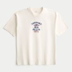 Boxy Heavyweight Costa Rica Graphic Tee - white