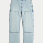 Dark Wash Baggy Jeans - light