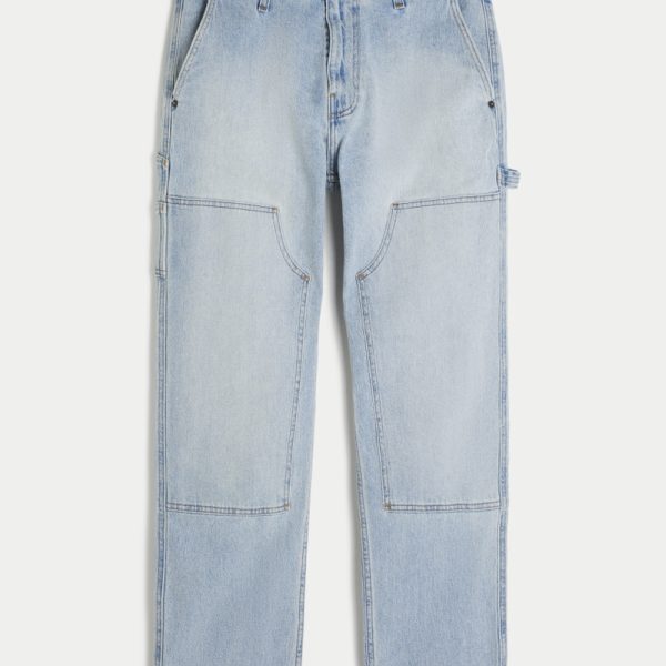 Light Wash Loose Jeans - light wash