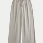 Wide-Leg Sweatpants - clay