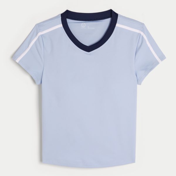 Gilly Hicks Active Graphic Baby Tee - powder blue