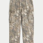 Skater Baggy Cargo Pants - brown camo