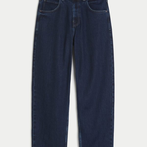 Washed Black Skater Baggy Jeans - rinse