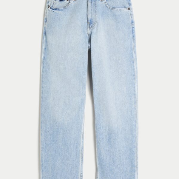 Camo Baggy Jeans - light wash