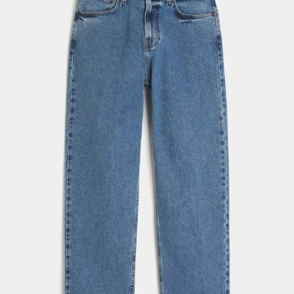 Light Wash Baggy Jeans - medium