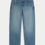 Dark Wash Baggy Jeans - medium
