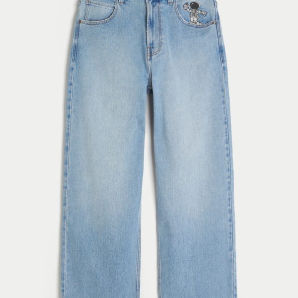 Light Wash Super Baggy Jeans - light
