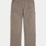 Baggy Camo Painter Pants - brown carpenter
