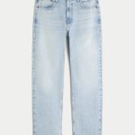 Washed Black Loose Jeans - light