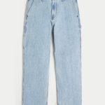 Dark Wash Baggy Jeans - light wash dd