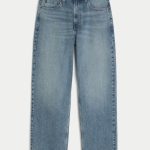 Dark Wash Baggy Jeans - medium