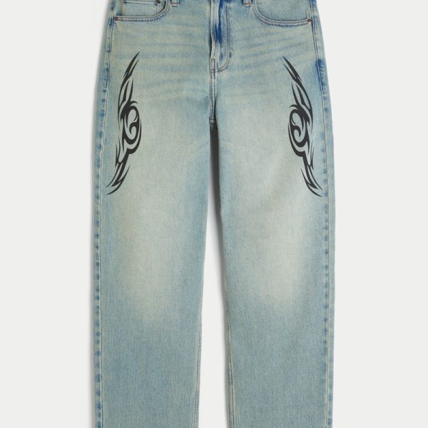 Camo Baggy Jeans - light