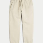 Baggy Cinch Joggers - tan