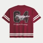 Baggy Dodge Hellcat Graphic Jersey - dark red