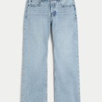 Hermosa Dark Wash Relaxed Bootcut Jeans - light
