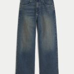 Dark Wash Super Baggy Jeans - dark