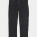 Light Wash Loose Jeans - washed black