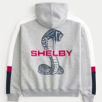 Boxy Toyota Supra Graphic Hoodie - heather gray