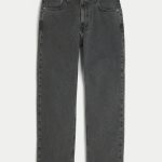 Washed Black Loose Jeans - washed black