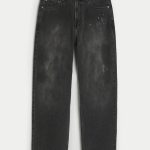 Baggy Camo Painter Pants - washed black