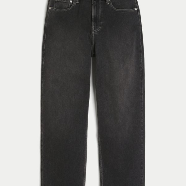 Camo Baggy Jeans - washed black