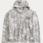 Boxy Toyota Supra Graphic Hoodie - tan camo