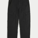 Skater Baggy Cargo Pants - black