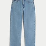 Dark Wash Baggy Jeans - medium
