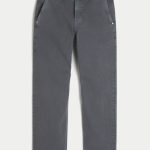 Light Wash Loose Jeans - dark grey