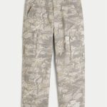 Skater Baggy Cargo Pants - tan camo