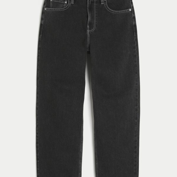 Camo Baggy Jeans - washed black