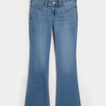 Low-Rise Star Embroidery Boot Jeans - medium