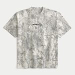 Boxy Heavyweight Toyota Supra Graphic Tee - cream camo