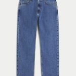 Washed Black Loose Jeans - medium