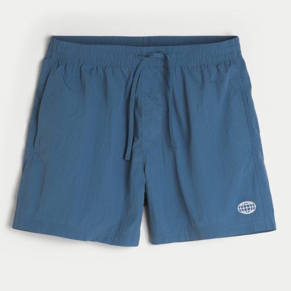 Mid-Thigh Baggy Soccer Shorts - teal